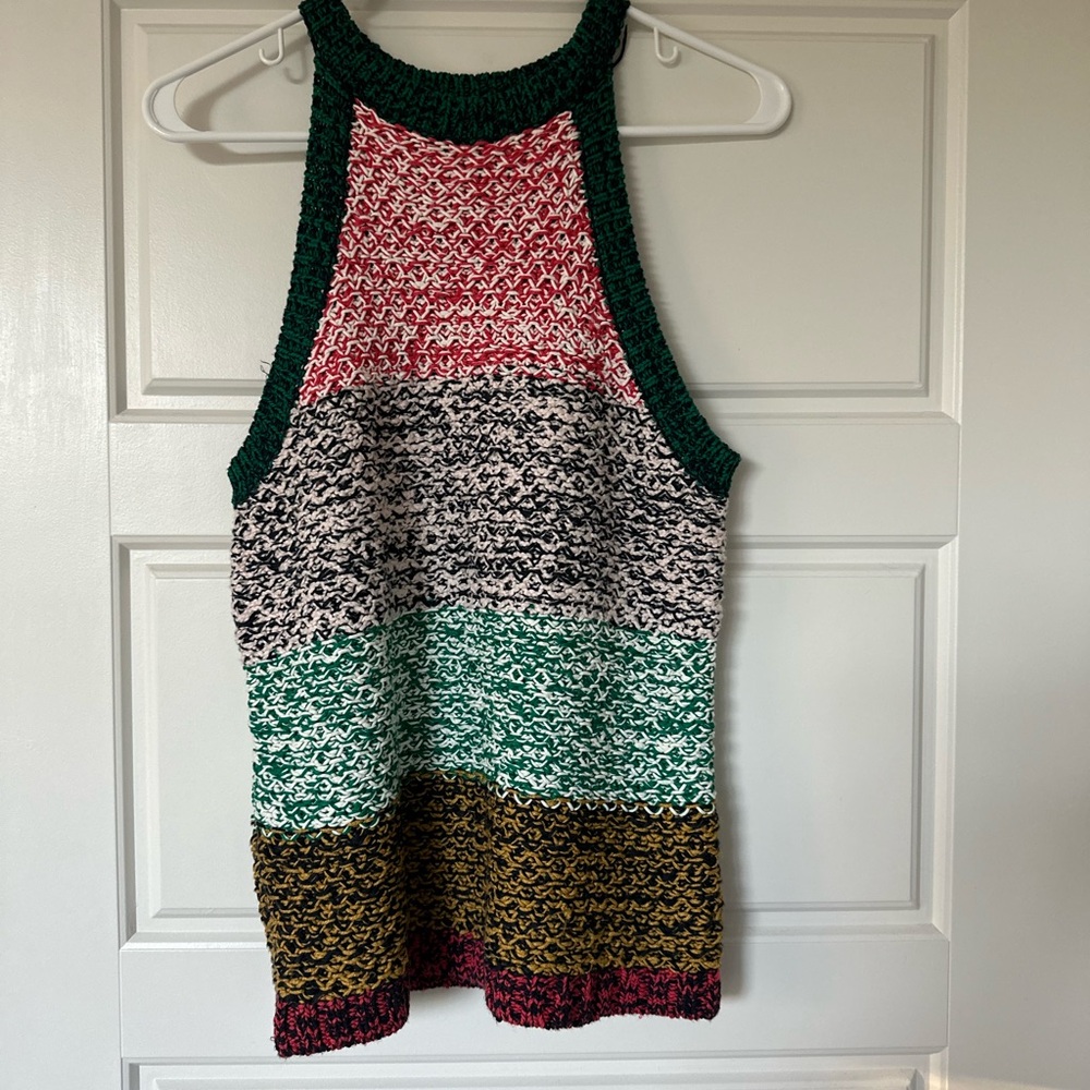 Anthropologie Maeve Multicolor Knit Tank Top